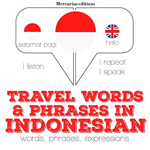 Cover of Travel words and phrases in Indonesian