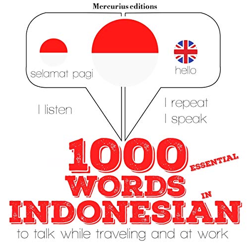 Cover of 1000 essential words in Indonesian