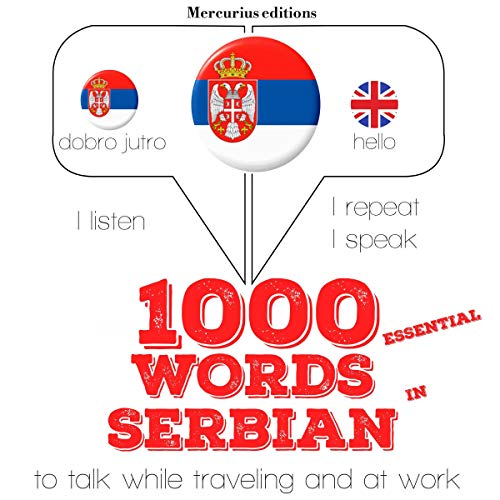 Cover of 1000 essential words in Serbian