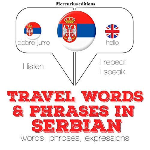 Cover of Travel words and phrases in Serbian