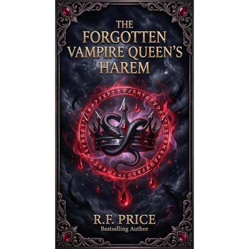 Cover of The Forgotten Vampire Queen's Harem: A Reverse Harem Vampire Romantasy