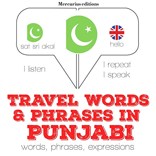 Cover of Travel words and phrases in Punjabi