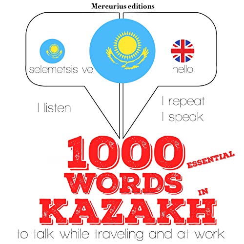Cover of 1000 essential words in Kazakh