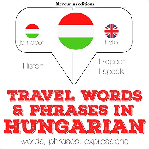 Cover of Travel words and phrases in Hungarian