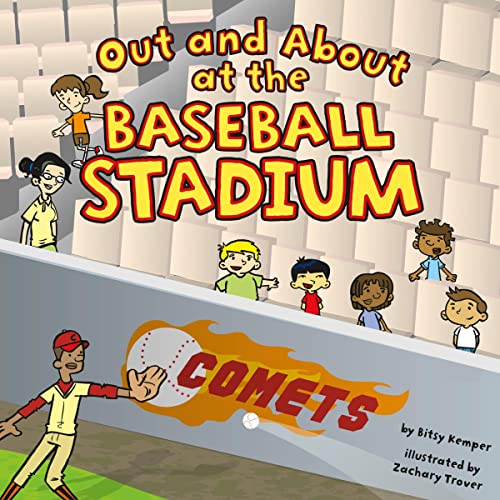 Cover of Out and About at the Baseball Stadium