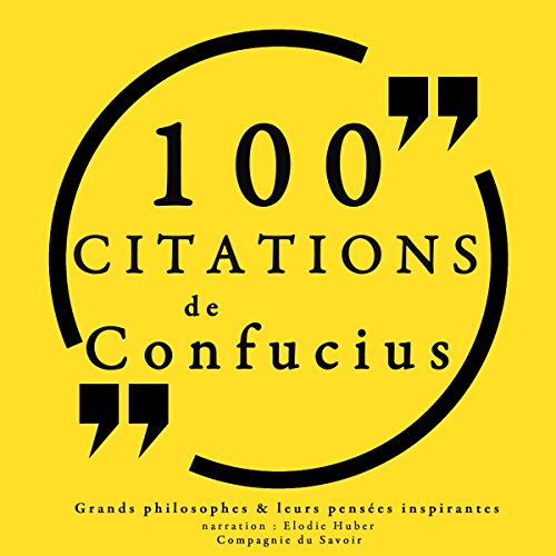 Cover of 100 citations de Confucius