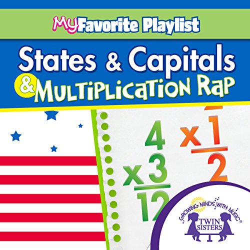 Cover of States and Capitals, and Multiplication Rap