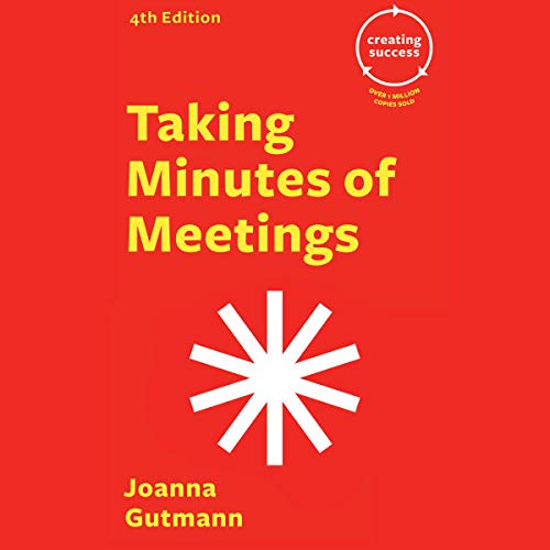 Cover of Taking Minutes of Meetings