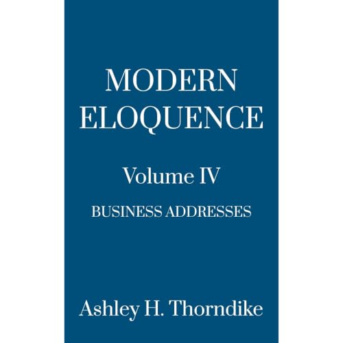 Cover of Modern Eloquence: Volume IV