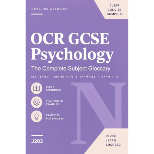 Cover of Academic Vocabulary: OCR GCSE Psychology (J203): The Complete Subject Glossary