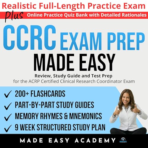 Cover of CCRC Exam Prep Made Easy