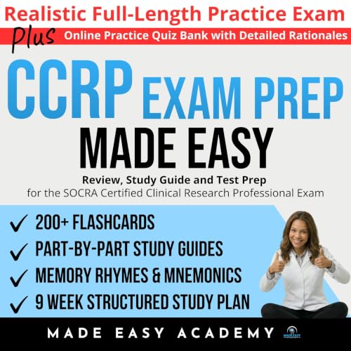 Cover of CCRP Exam Prep Made Easy