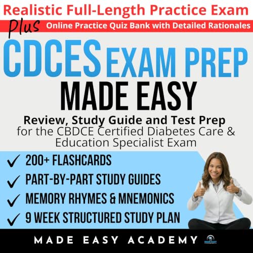 Cover of CDCES Exam Prep Made Easy