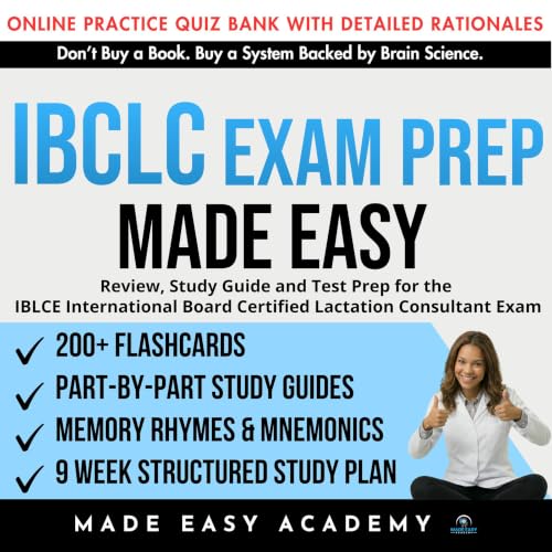 Cover of IBCLC Exam Prep Made Easy