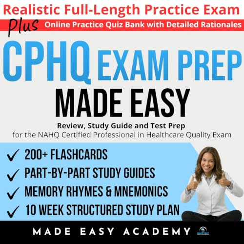 Cover of CPHQ Exam Prep Made Easy