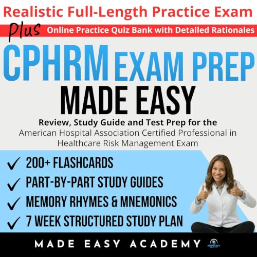 Cover of CPHRM Exam Prep Made Easy