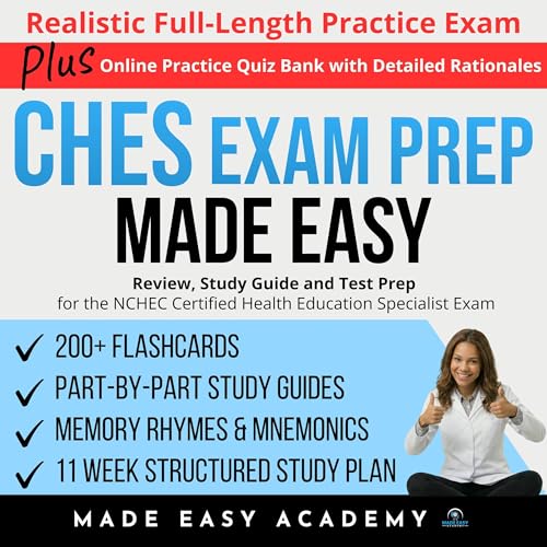 Cover of CHES Exam Prep Made Easy
