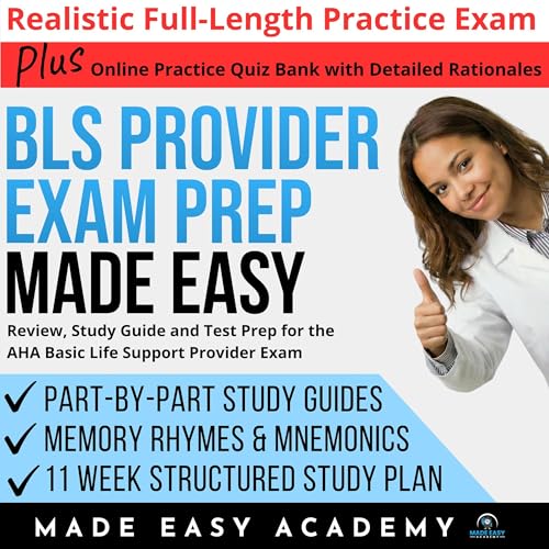 Cover of BLS Provider Exam Prep Made Easy