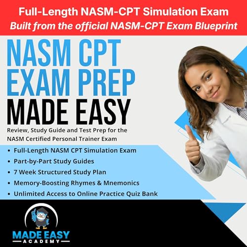 Cover of NASM-CPT Exam Prep Made Easy