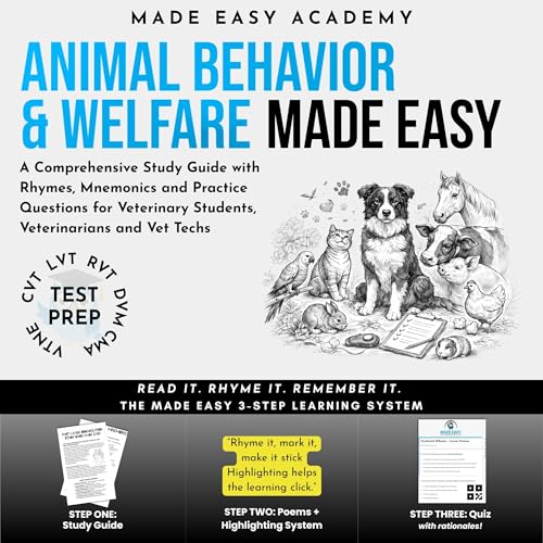 Cover of Animal Behavior and Welfare Made Easy