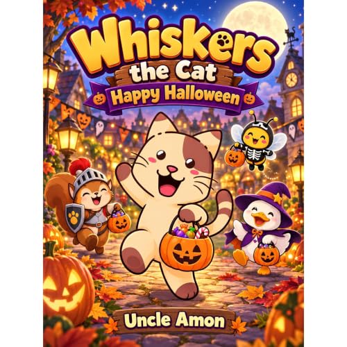 Cover of Whiskers the Cat Happy Halloween