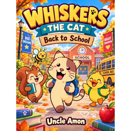 Cover of Whiskers the Cat Back to School