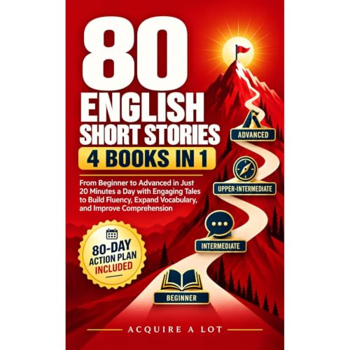 Cover of 80 English Short Stories - 4 Books in 1