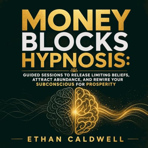 Cover of Money Blocks Hypnosis: Guided Sessions to Release Limiting Beliefs, Attract Abundance, and Rewire Your Subconscious for Prosperity