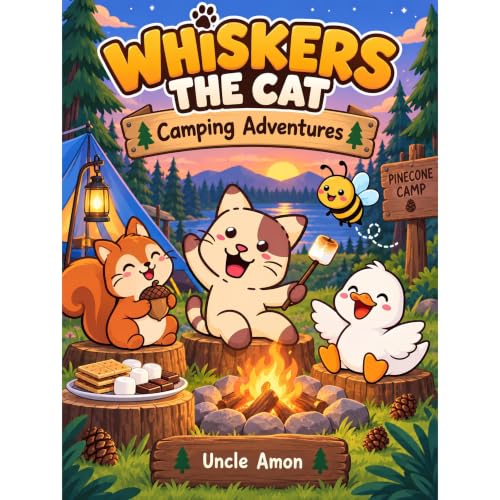 Cover of Whiskers the Cat Camping Adventures