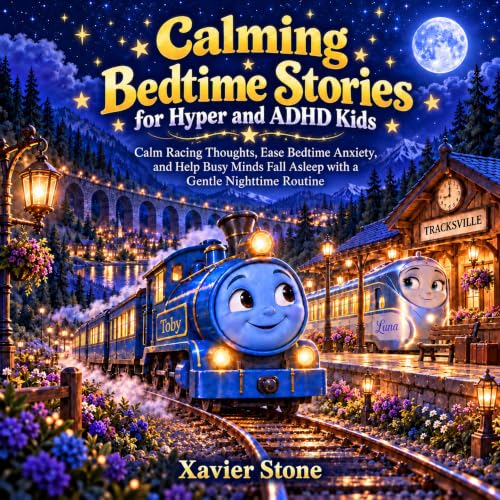 Cover of Calming Bedtime Stories for Hyper and ADHD Kids