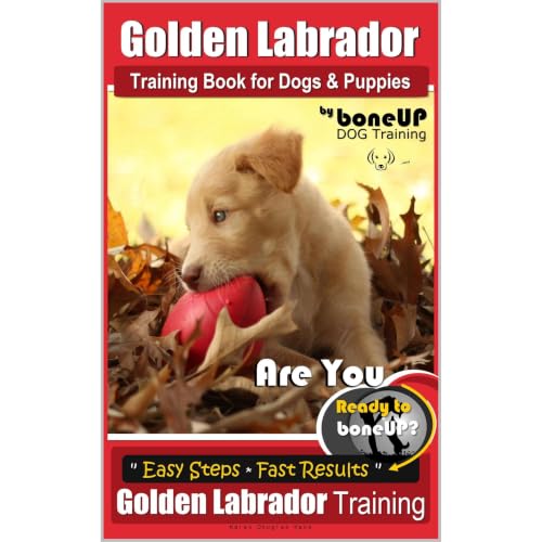 Cover of Golden Labrador Training Book for Dogs & Puppies by Bone Up Dog Training