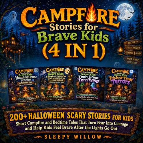 Cover of Campfire Stories for Brave Kids (4 in 1)