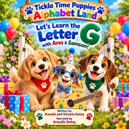 Cover of Let’s Learn the Letter G with Ares & Samson!