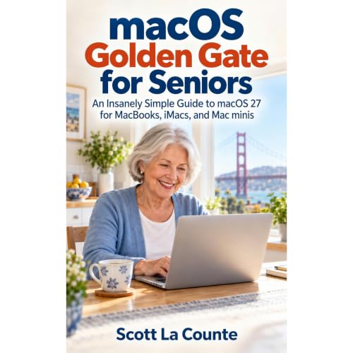 Cover of macOS Golden Gate for Seniors