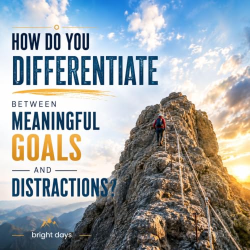 Cover of How Do You Differentiate Between Meaningful Goals and Distractions?