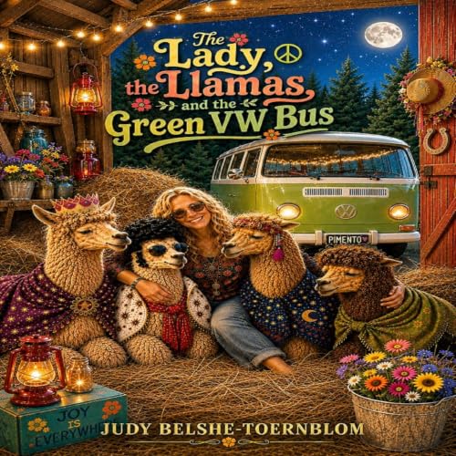 Cover of The Lady, the Llamas, and the Green VW Bus
