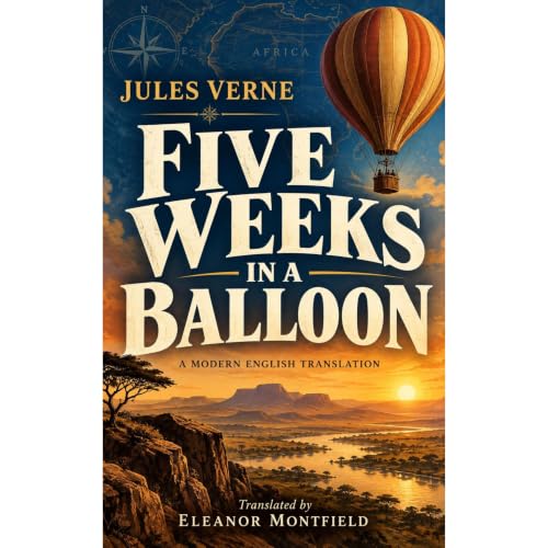 Cover of Five Weeks in a Balloon: Modern English Translation