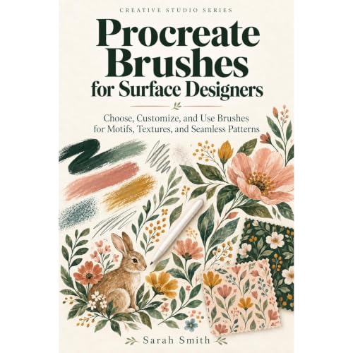 Cover of Procreate Brushes for Surface Designers