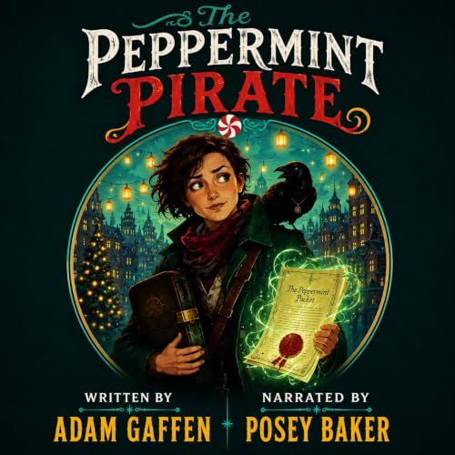 Cover of The Peppermint Pirate: A cozy fantasy adventure about second chances, community, and the spirit of the holidays (Candlebright)