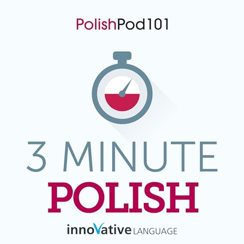 Cover of 3-Minute Polish - 25 Lesson Series Audiobook