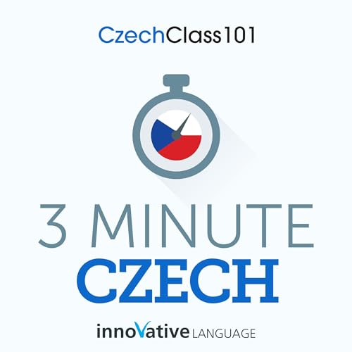 Cover of 3-Minute Czech - 25 Lesson Series Audiobook