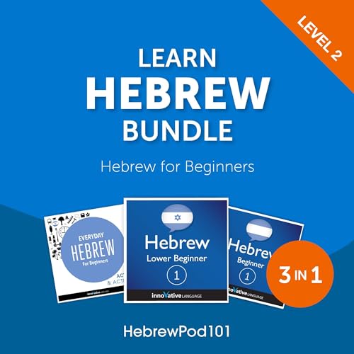 Cover of Learn Hebrew Bundle: Hebrew for Beginners (Level 2)