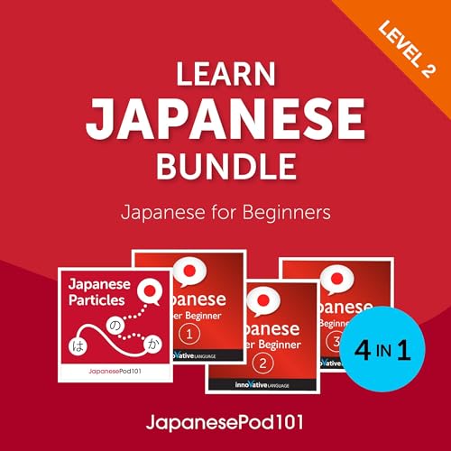 Cover of Learn Japanese Bundle: Japanese for Beginners (Level 2)
