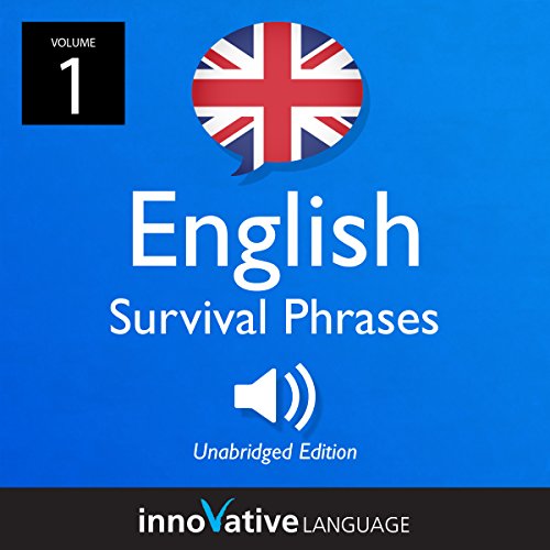 Cover of Learn English: British English Survival Phrases, Volume 1
