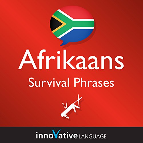 Cover of Learn Afrikaans - Survival Phrases Afrikaans, Volume 1