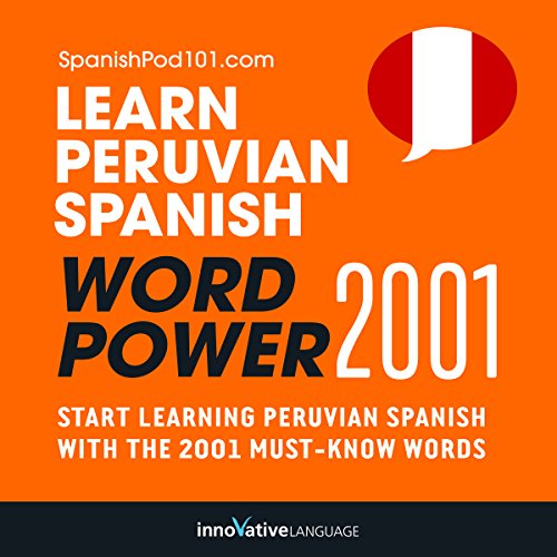 Cover of Learn Peruvian Spanish - Word Power 2001