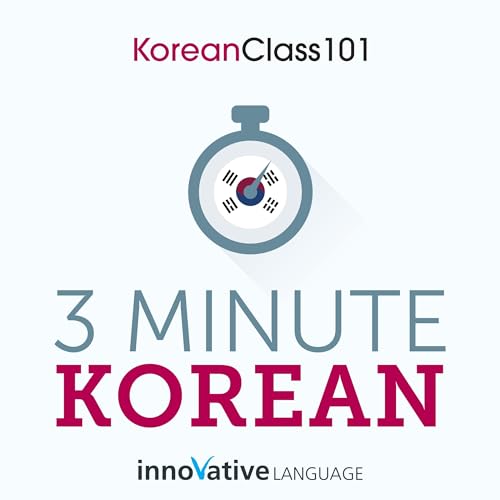 Cover of 3-Minute Korean
