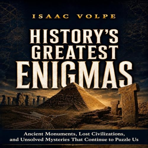 Cover of HISTORY’S GREATEST ENIGMAS. Ancient Monuments, Lost Civilizations, and Unsolved Mysteries That Continue to Puzzle Us.