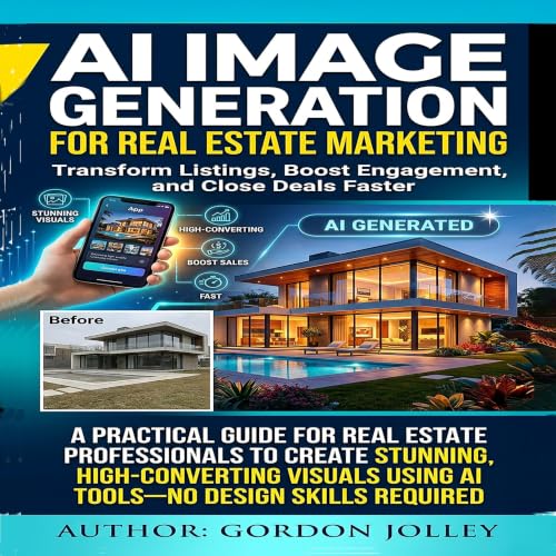 Cover of AI Image Generation for Real Estate Marketing: : Transform Listings, Boost Engagement, and Close Deals Faster (2026 Real Estate Marketing Series with AI Book 3)