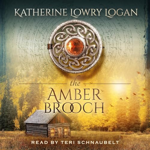 Cover of The Amber Brooch: Time Travel Romance (The Celtic Brooch Book 8)
